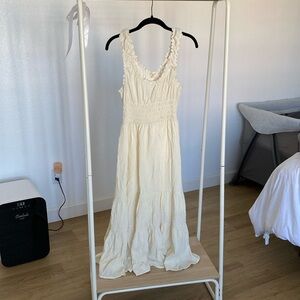 Urban Outfitters Cream Maxi Dress